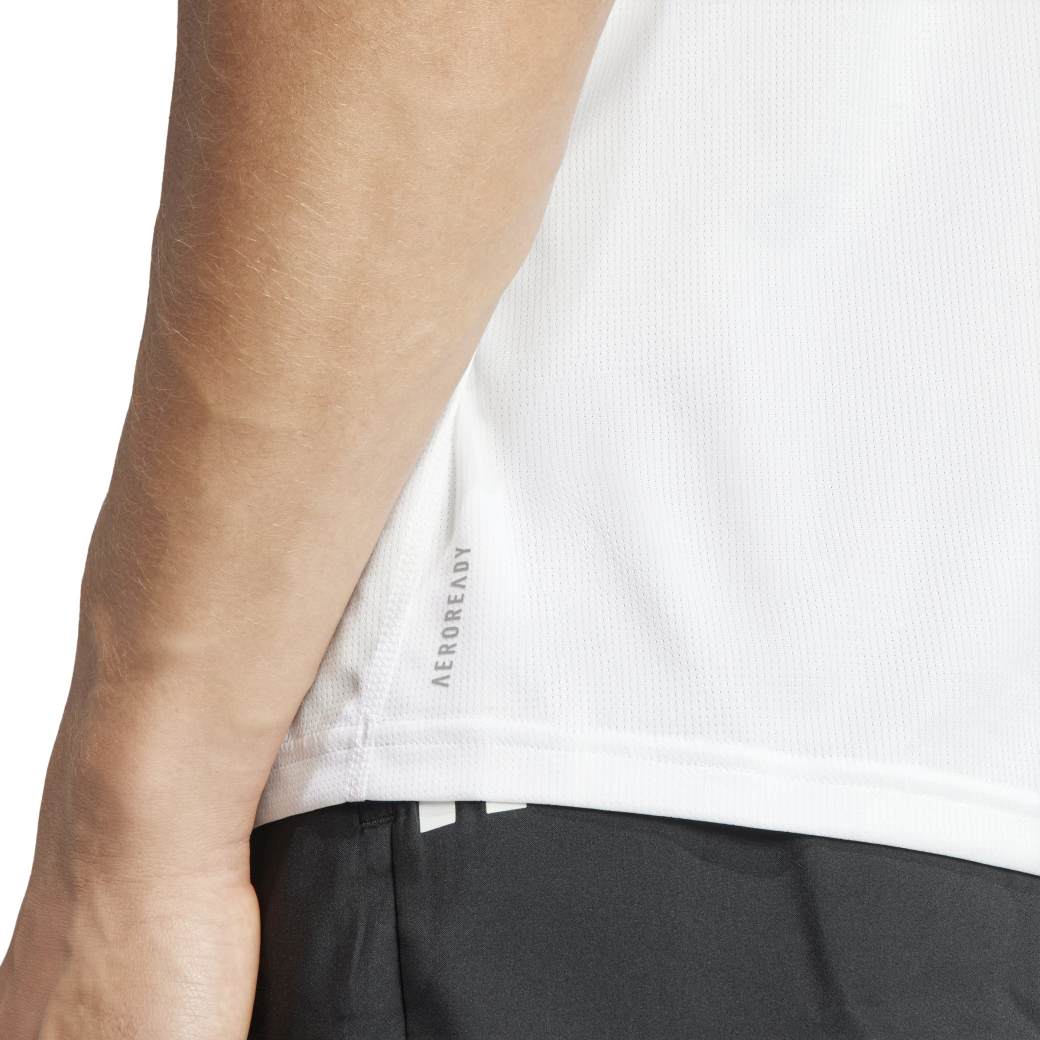 Adidas Camiseta IN0075 M RUN IT White Poliester -3-